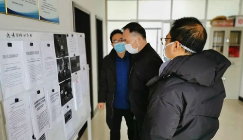 周金平先后到楚星公司、松滋肥業(yè)、實訓基地和股份公司檢查疫情防控工作(圖3)